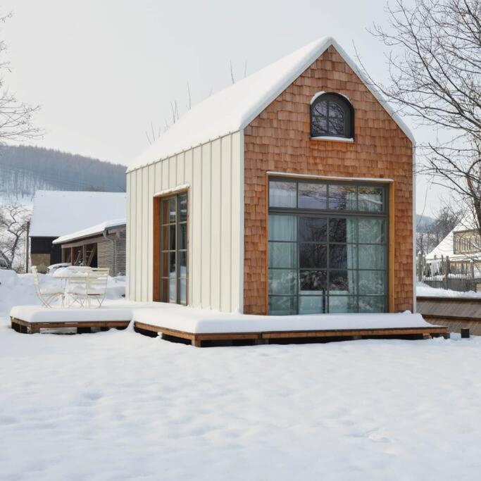 Tiny Haus Auf Idyllischem Grundstueck Im Rittergut Villa Klipphausen Exterior photo